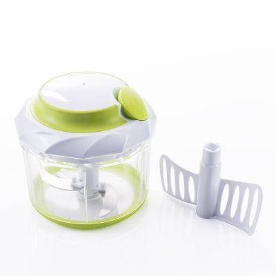 China 2 Viable In 1 Chopper Manual Food Pull Chopper Vegetable Mix Egg Pull Vegetable Quick Onion Chopper Kitchen Tool for sale