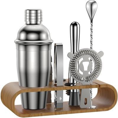 China 24oz Sustainable Cocktail Shaker Set Stainless Steel Bar Tools Cocktail Shaker Bar Set for sale