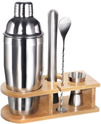 China 24oz Sustainable Cocktail Shaker Set Stainless Steel Bar Tools Cocktail Shaker Bar Set for sale