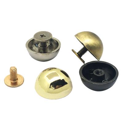 China Diy Metal Opens Luggage Custom Decorative Screw Metal Craft Rivet Leather Studs For Handbag Accessories for sale