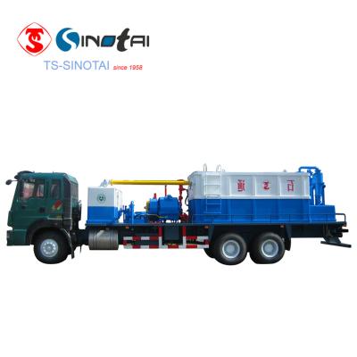 China Oil Field Plunger Pump Triple Flush! high efficiency! Water Recycled 300 Type Sand Washing Truck for sale