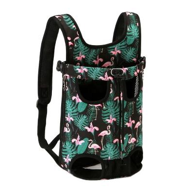 China Viable in Running Lightweight Pet Carrier Backpack Canvas Dog Cat Bag Breathable Portable Carrier for sale