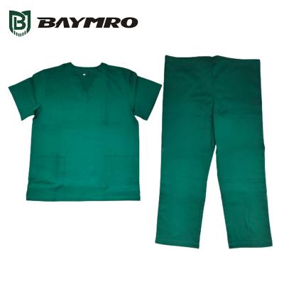 China Cheap Price Disposable Medical Hospital Scrub Suits Uniform Disposable Surgical Suit Uniform for sale