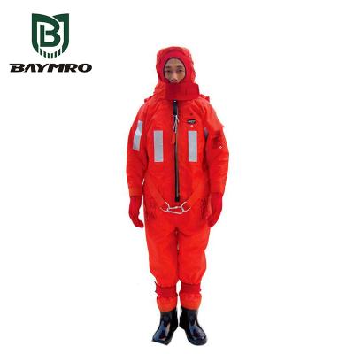 China High Visibility Insulation Clothing Boat Work Lifesaving Rescue Clothing Marine Adiabatic Cold Proof Clothing for sale