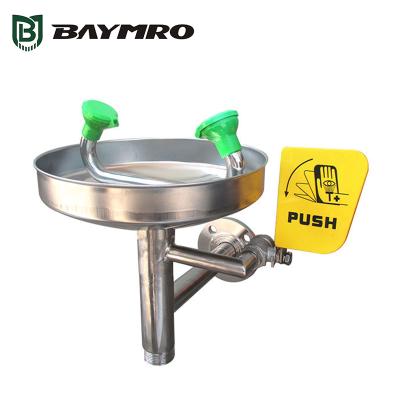 China Electronics Industry Wall Mount Stainless Steel Eye / Face Wash Self Contained Eye Wash Stations for sale