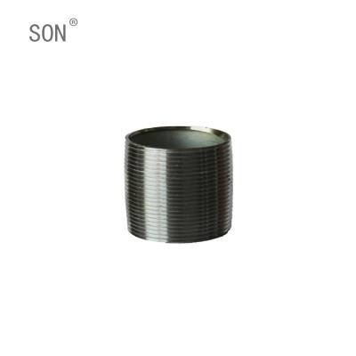 China Carbon Steel Malleable Iron Pipe Thread King Nipples For Construction for sale