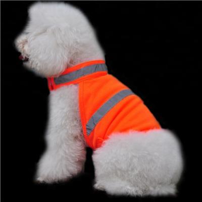 China Latest Sustainable Apparel Designs High Quality Fashion Reflective Pet Clothes Dog Vest For Out Door Walking Running for sale