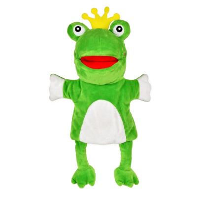 China 2019 Hot Fashionable Funny Frog Puppet Puppet Soft Sales Toys Stuffed Plush Animals Toys for sale