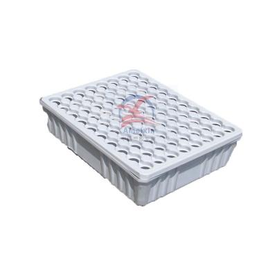 China Planting Seedling Customized Vacuum Forming Plastic Rectangle Seed Propagation Trays Heavy Duty Germination Box Hydroponic Tray for sale