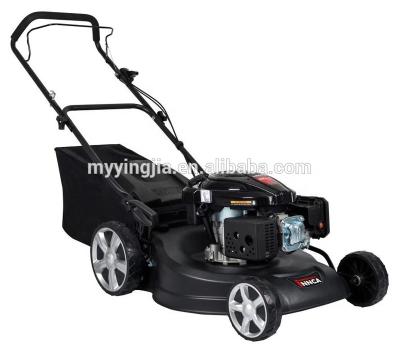 China Hotels 51cm Hand-hold Petrol Lawnmower 159cc Gasoline Cordless Manual Lawn Mower M51PH-LC159 for sale