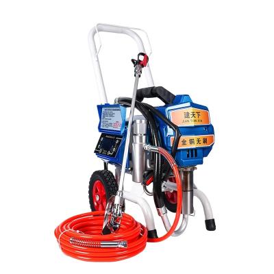 China Intelligent PLUS 3200W wear resistance pressure regulating spray paint spray machine from no. 9 of Jiantianxia of mortar machine high for sale