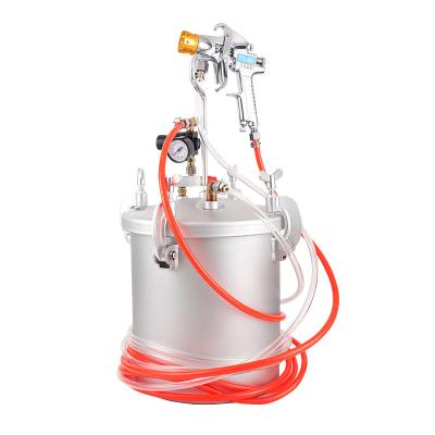 China Paint spray gun 10 liter colorful spray gun grade gallon paint pressure tank with spray gun for sale