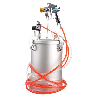 China Anti-collision paint spray gun and colorful proof barrel spray gun grade 15 liter gallon paint pressure tank with spray gun for sale