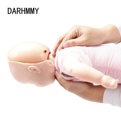 China PVC DARHMMY Baby Infarction Model Infant Airway Medical Nurse Teaching Tool CPR Advanced Tracheal Mannequin Training Obstruction Mannequin for sale