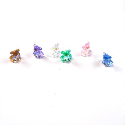 China Luxury Decoration Flatback Crystal Stones For Nail D Rhinestone Resin 3D Rhinestone Nail Charms for sale