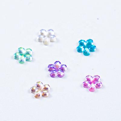 China Luxury Different Nail Art Rhinestone For Nail 3D DIY Nail D Shape Resin Rhinestone Flatback Decoration for sale