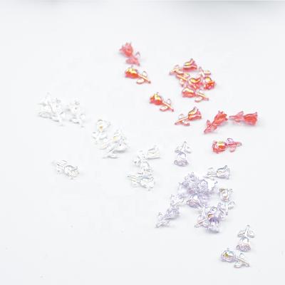 China New Luxury High Quality Nail D Nail Design Flatback Shape Nail Art Resin Rhinestone for sale