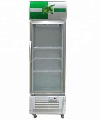 China Good Quality 350L Single-temperature Single-temperature Glass Door Fridge St Climate Type Cool Drinks Fridge for sale