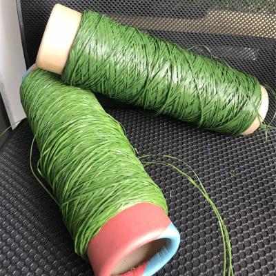 China Chinese Manufacturer PE Material Thread Knitting Yarn Artificial Grass Yarn For Sport Grass for sale