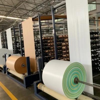 China Zusammengepasste Tubular Stoff Roll Baumwolle Stoff Roll Polypropylen Material PP Gewebte Stoff Roll für die Herstellung von Fibc Bag zu verkaufen