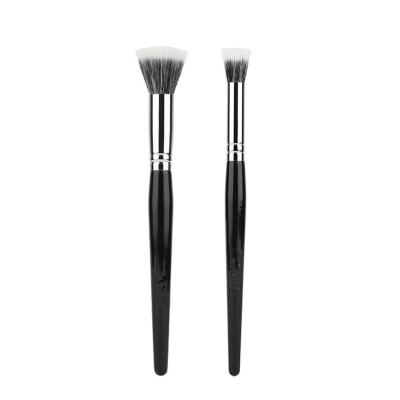 China OEM ODM Private Label Premium Goat Hair Stipple Makeup Brush Best Liquid Foundation Brush for Stippling Texture for sale