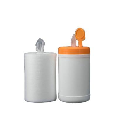 China Hot Selling Best Quality Kitchen Spunlace Roll Cloth Wet Dry Run Dispenser In Barrel for sale