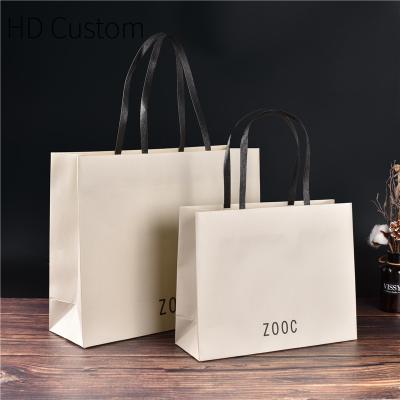 China Custom Recycled Reusable Reusable Carry Bag White Reinforced Restaurant Reusable Wrapping Paper Shopping Gift Cutlery For Food for sale