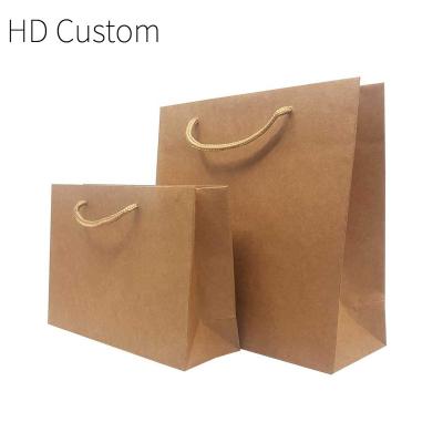 China Custom Recyclable Kraft Paper Bags for Cosmetics Cutlery Food Prizes Recycle Reusable Shopping Logo Waterproof Bouquet Bag for sale