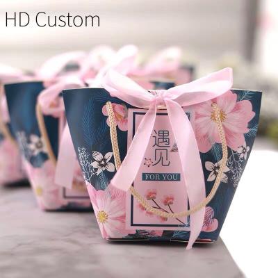 China Logo Carrier Carry Bag Black Ribbon Handle Flat Craft With Designs Handles Wholesale Printed Custom White Paper Bags Recyclable Handmade for sale