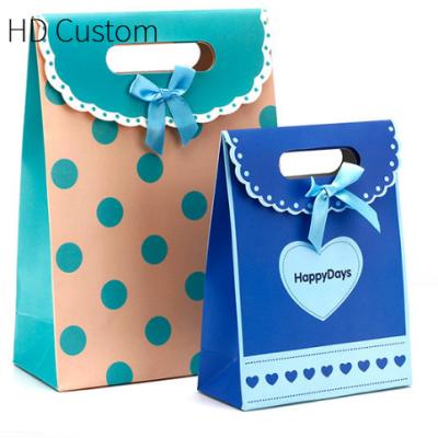 China Water Resistant Recyclable Custom Paper Bag Bags Waterproof Watermelon Gift For Flowers Brown Craft Big Flower Strap Handle for sale