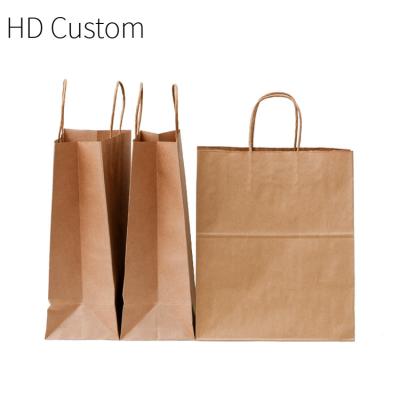 China Recyclable Custom Paper Bag For Beer Bottles Bees Caje Donut Box Lunch Pellets Roast Chicken Reusable Pastry Take Away Yellow for sale