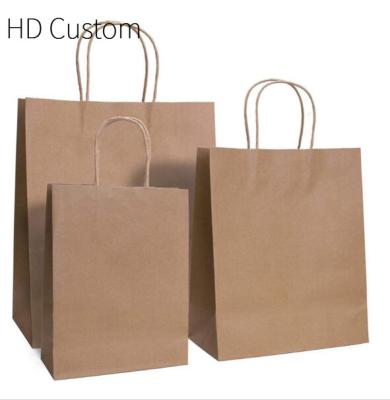 China Recyclable Custom Paper Lunch Bag Decorations Pharmacy Take Away Dog Food Out Bags With Flat Handles Take Out Toast Toasts Pastry for sale