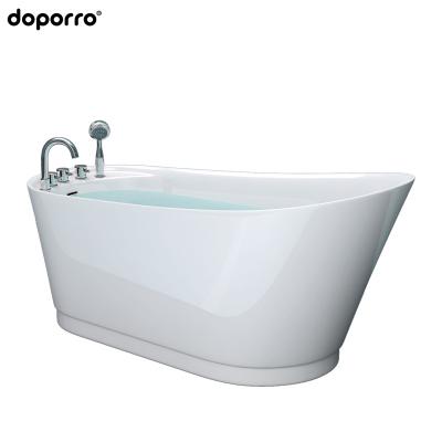 China high quality doporro acrylic bathtub durable freestanding white bath tub eco-friendly small for sale