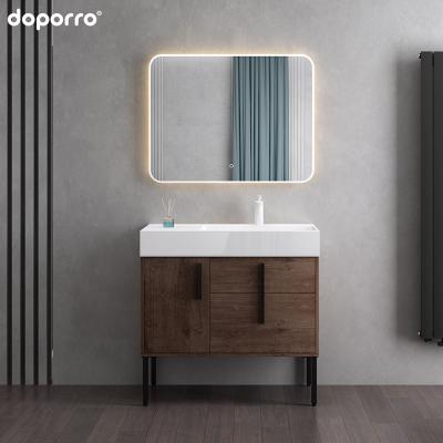 China Paint Free Standing New Design Bathroom Cabinet Modern Bathroom Furniture for sale