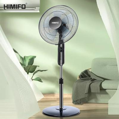 China Lower Noise Plastic Customized 16 Inch Vertical Big Wind Shaking Main Fan Stand Pluggable Electric Fan for sale