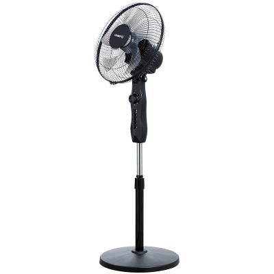 China High Energy Lower Noise Standing Fan Electronic Pedestal Swing Fans With 3 Speeds Cooling Quiet Room Fans for sale