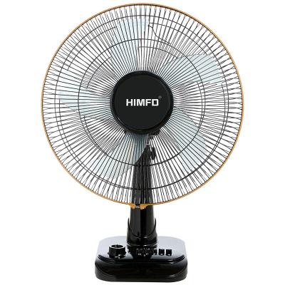 China Lower Noise Economic Electric Fan Mesh Desk Air Cooling Solid Plastic 4 Speed ​​12inch Table Fan for sale