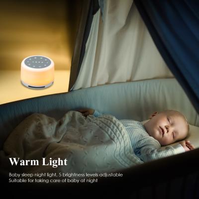 China Modern Portable Sound Therapy Machine Baby RGB Night Light Sleep Sound Machine Relaxation White Noise Machine for Kids for sale