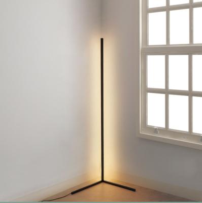 China Modern RGB Floor Light, Dimmable LED Corner Floor Lamp with Remote Control, Nordic Decoration Home Floor Lamps for sale