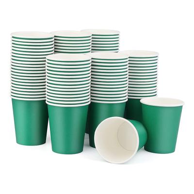 China Hot Selling Disposable Biodegradable Single Wall PE Coated Coffee Paper Cups for sale