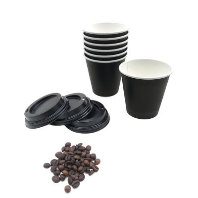 China 4oz 8oz 10oz 12oz 16oz 23oz Small Eco-Friendly Biodegradable Single Wall Disposable Paper Cup with Lids for sale