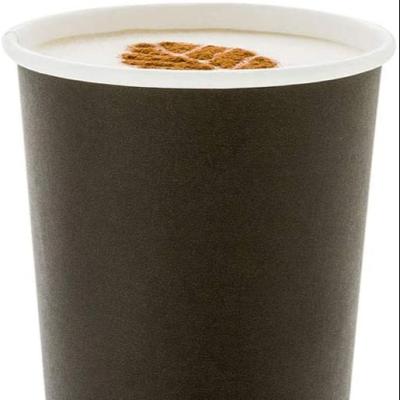 China Double Wall Paper Cups Supplier Disposable Custom Ripple Biodegradable Ambient Double Wallpaper Cups for sale