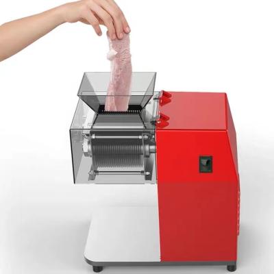 China Hotels 10MM commercial meat processing electric fully automatic frozen meat slicer, multifunctional slicer for sale