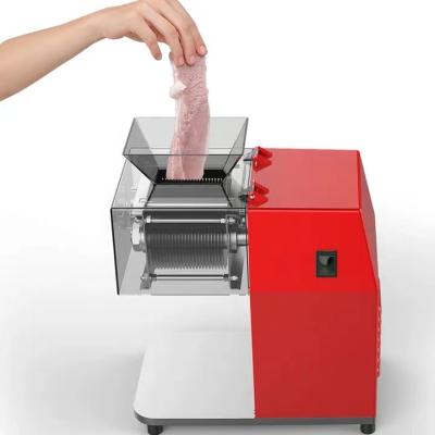 China Hotels 12MM Mini Table Top Restaurant Hotel Horizontal Small Meat Cutting Machine Electric Fully Automatic Meat Slicer for sale