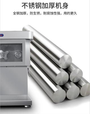 China Commercial Vertical Restaurant Meat Slicer Machine Meat Slicer Cutter Machine Meat Strip Dicing Dicing Machine for sale