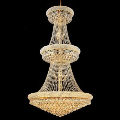 China Modern Home Interior Decoration Hotel Pendant Lamp Luxury Crystal Chandeliers Large For High Ceilings for sale