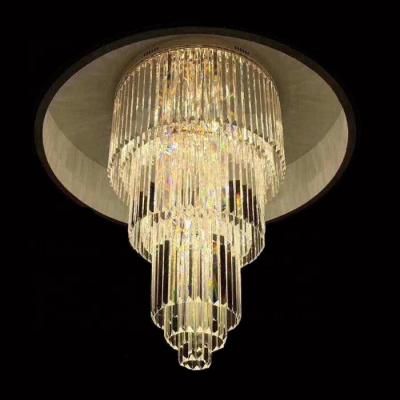 China Modern Silver Gold Chandelier Crystal Lights Luxury Home Decoration Indoor Lighting Pendant Lights for sale