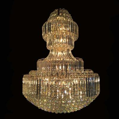 China Modern Flush Mount Crystal Modern K9 Crystal Oval Glass Beads Living Room Chandelier for sale