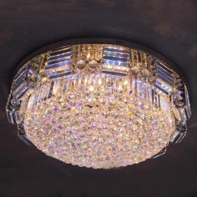 China Modern Indoor Pendant Lamp Led Crystal Chandelier Circle Pendant Lighting Modern For Project for sale