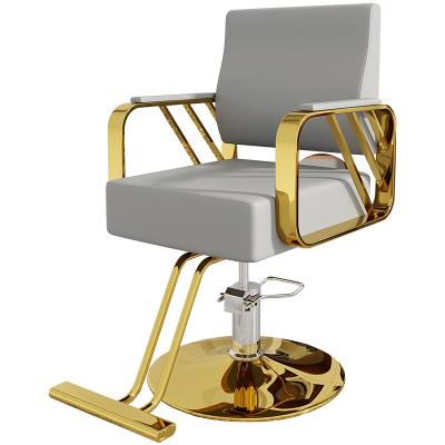 China Modern Modern Lockable Hair Salon Equipment Beauty Salon Furniture Luxury Style Beauty Barber Chairsbarber chairsbarber chair gold for sale